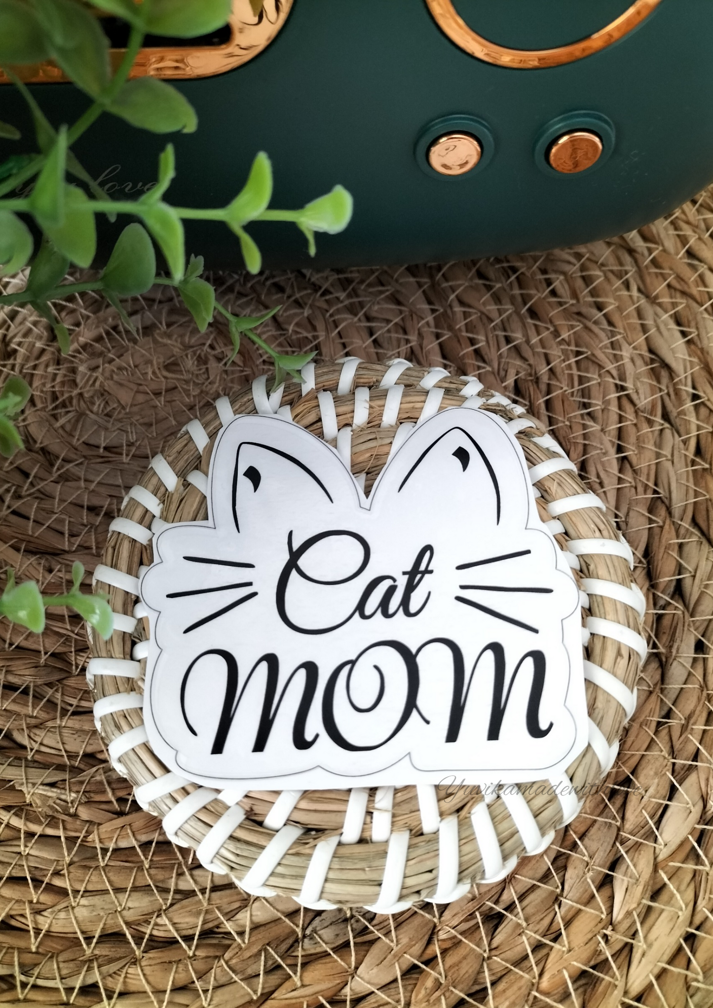 Sticker | Cat Mom | Transparent
