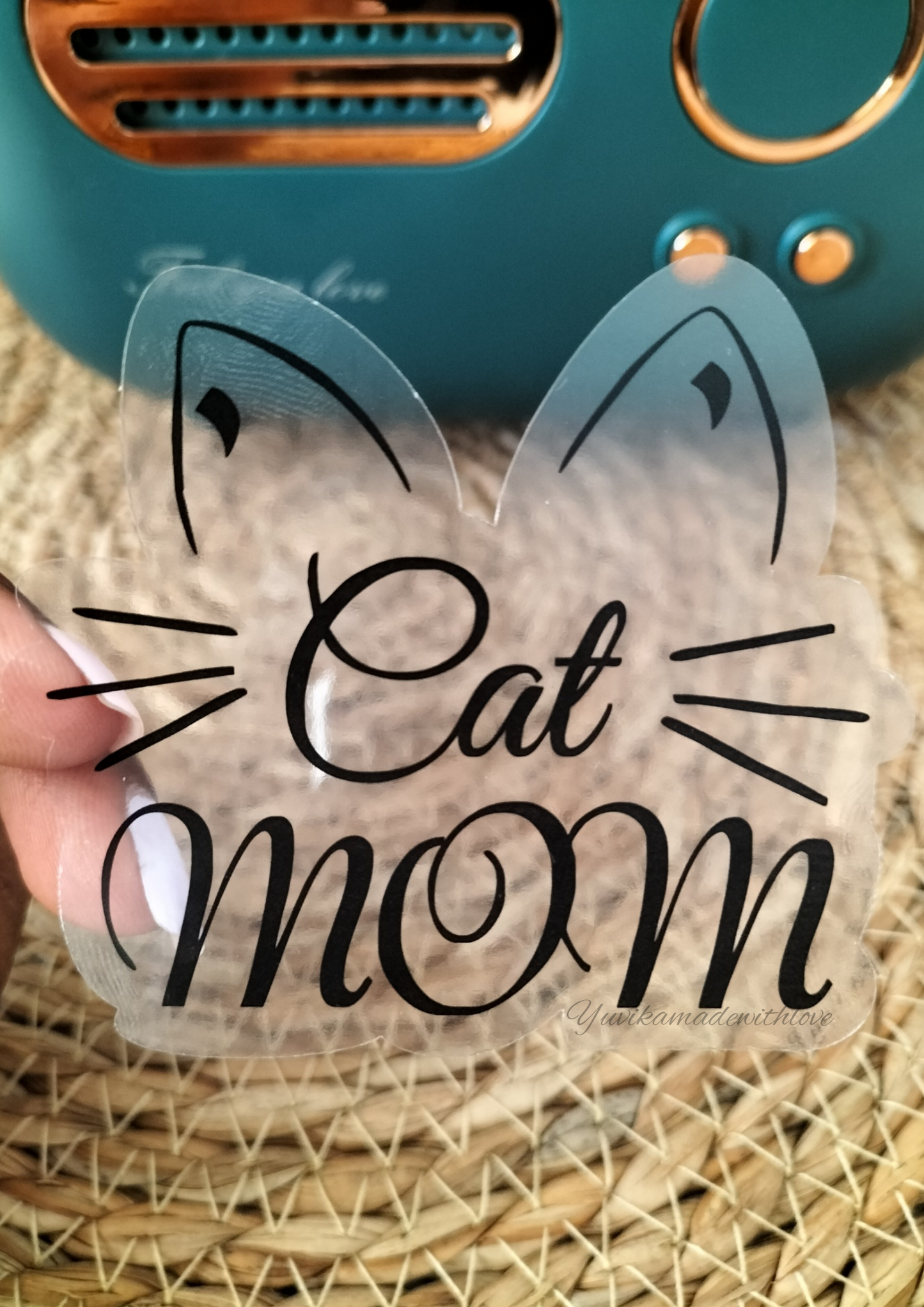 Sticker | Cat Mom | Transparent