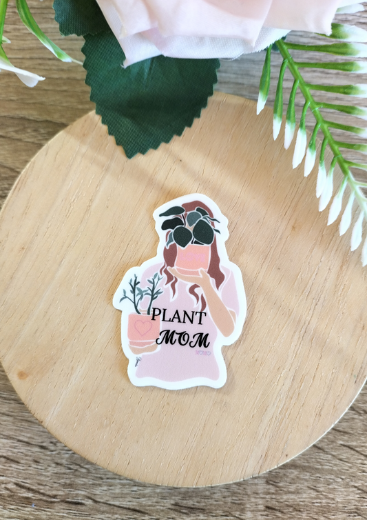 Sticker | Pink Plant Lady Small